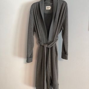 UGG Gray Duffield II Robe XL Plush Fleece